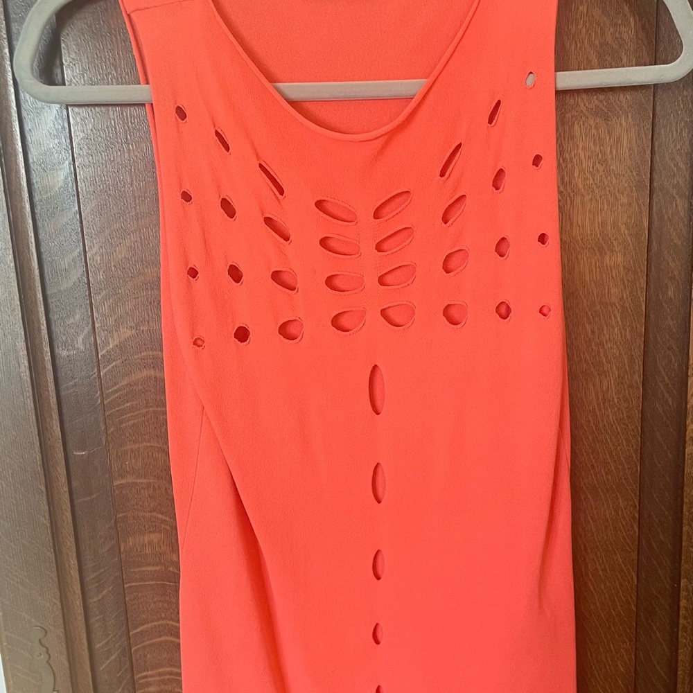 Tangerine Italian made (angelo marani) summer top.